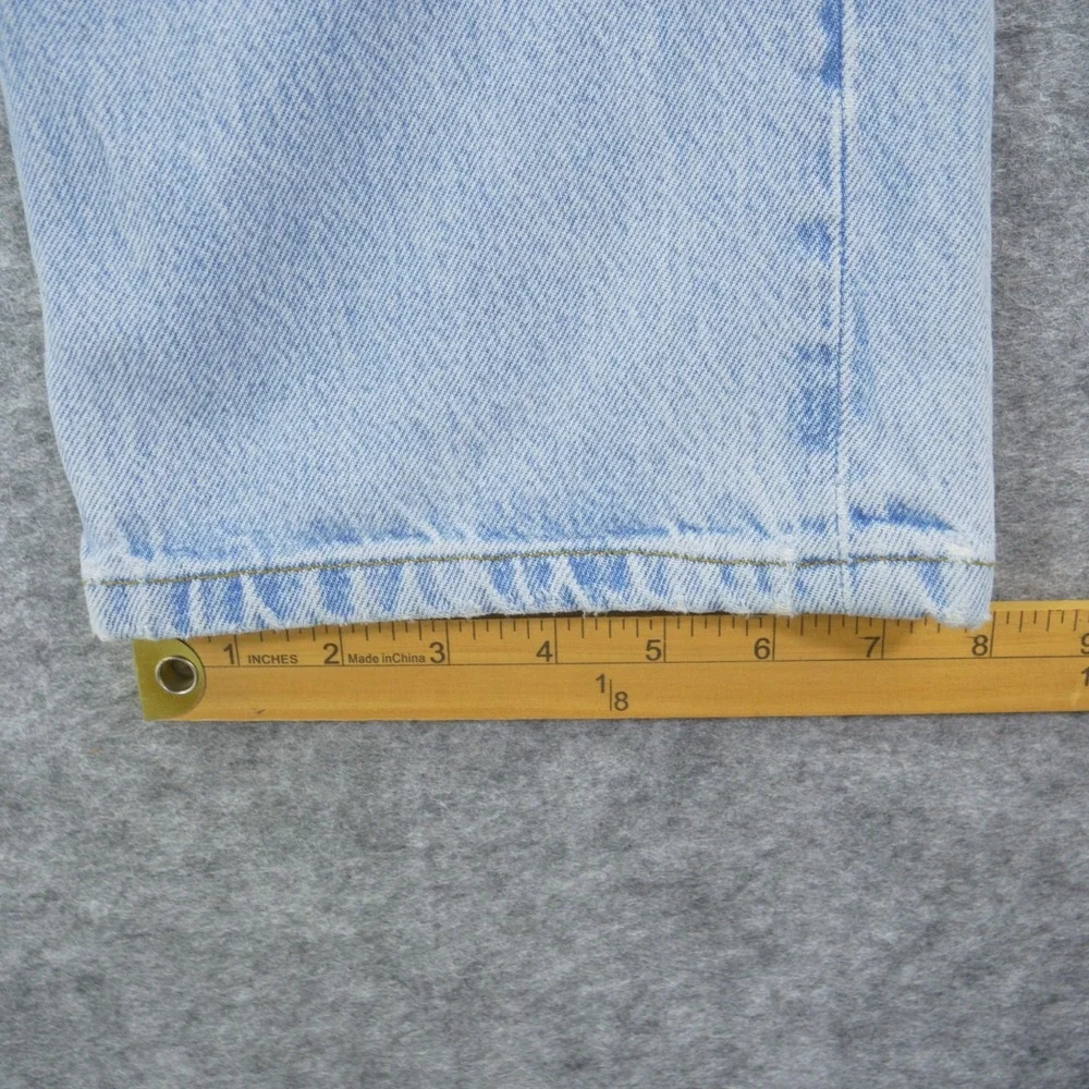 Reformation Jeans Womens 29 Blue High Rise Straight Button Retro 90s Denim